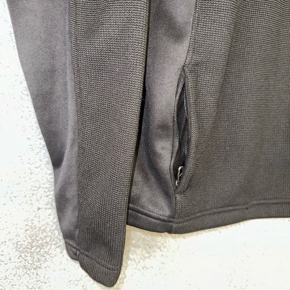 Spyder Outbound Fleece Black Men's Small Embroidered Logo Half Zip Sweater - Picture 4 of 11